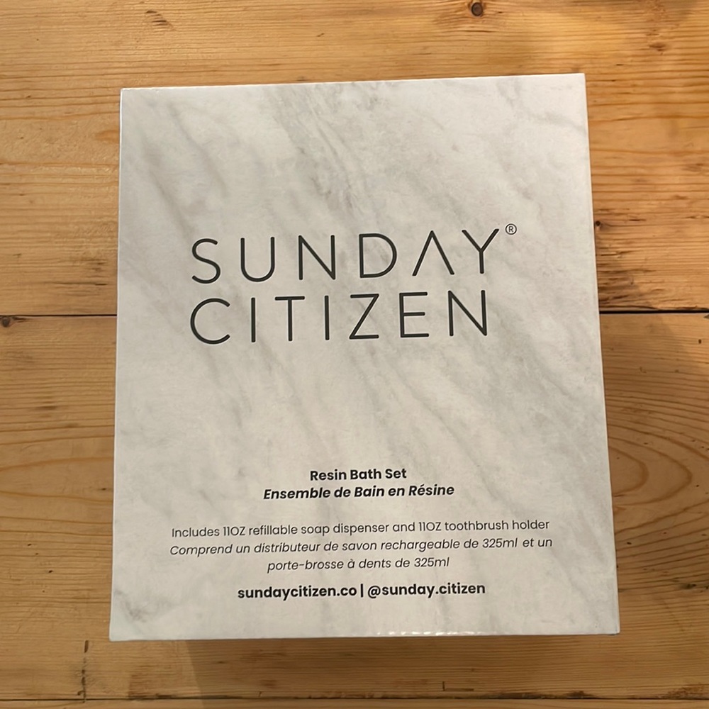 Sunday Citizen Resin Bath Set